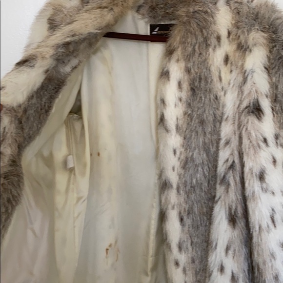 Vintage Faux Fur Oversized Jacket - Picture 4 of 8